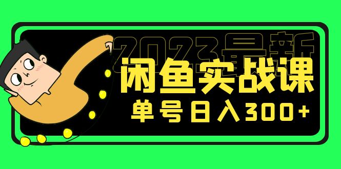 花599买的闲鱼项目：2023最新闲鱼实战课，单号日入300+（7节课）-时尚博客