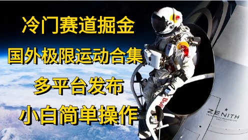 （10745期）冷门赛道掘金，国外极限运动视频合集，多平台发布，小白简单操作-时尚博客