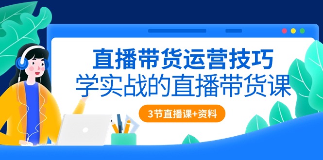 （10229期）直播带货运营技巧，学实战的直播带货课（3节直播课+配套资料）-时尚博客